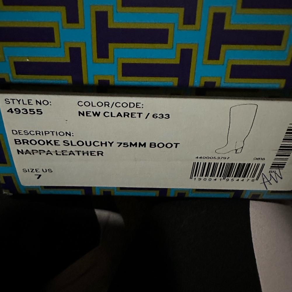 Tory Burch Red Over the Knee Boots with Block Heel - Picture 8 of 8